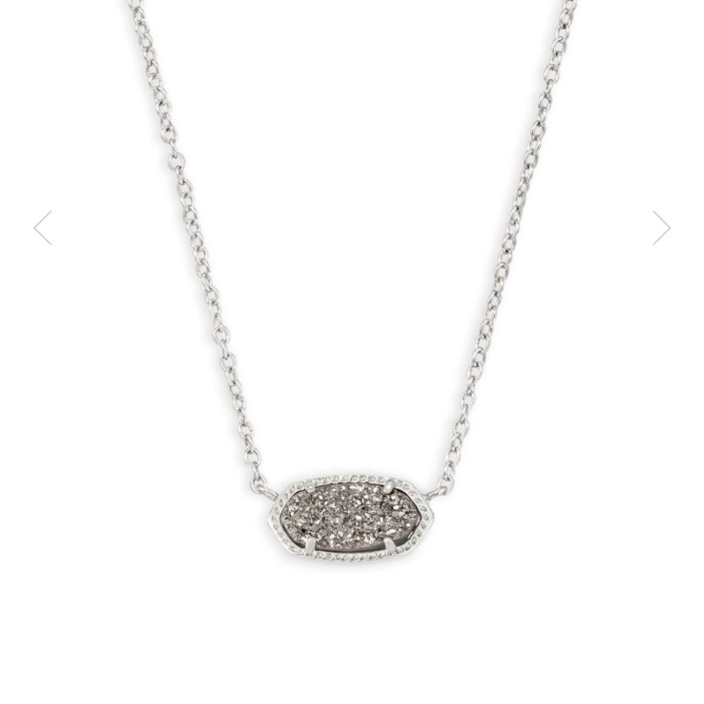 Kendra Scott ELISA SILVER PENDANT NECKLACE